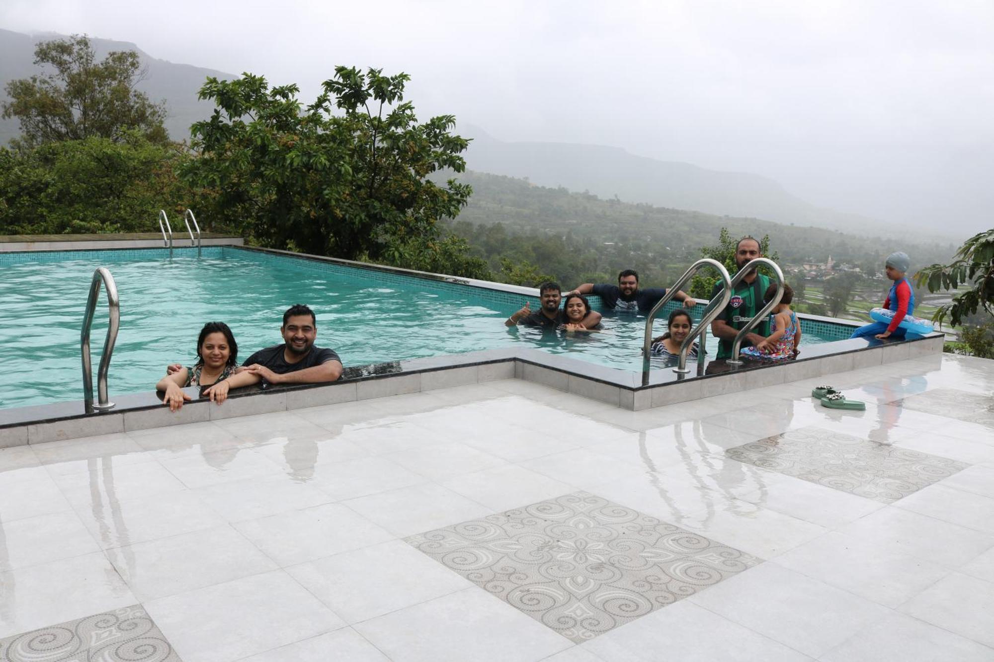 Shinde'S Tikona Valley Farm Villa Poona Buitenkant foto
