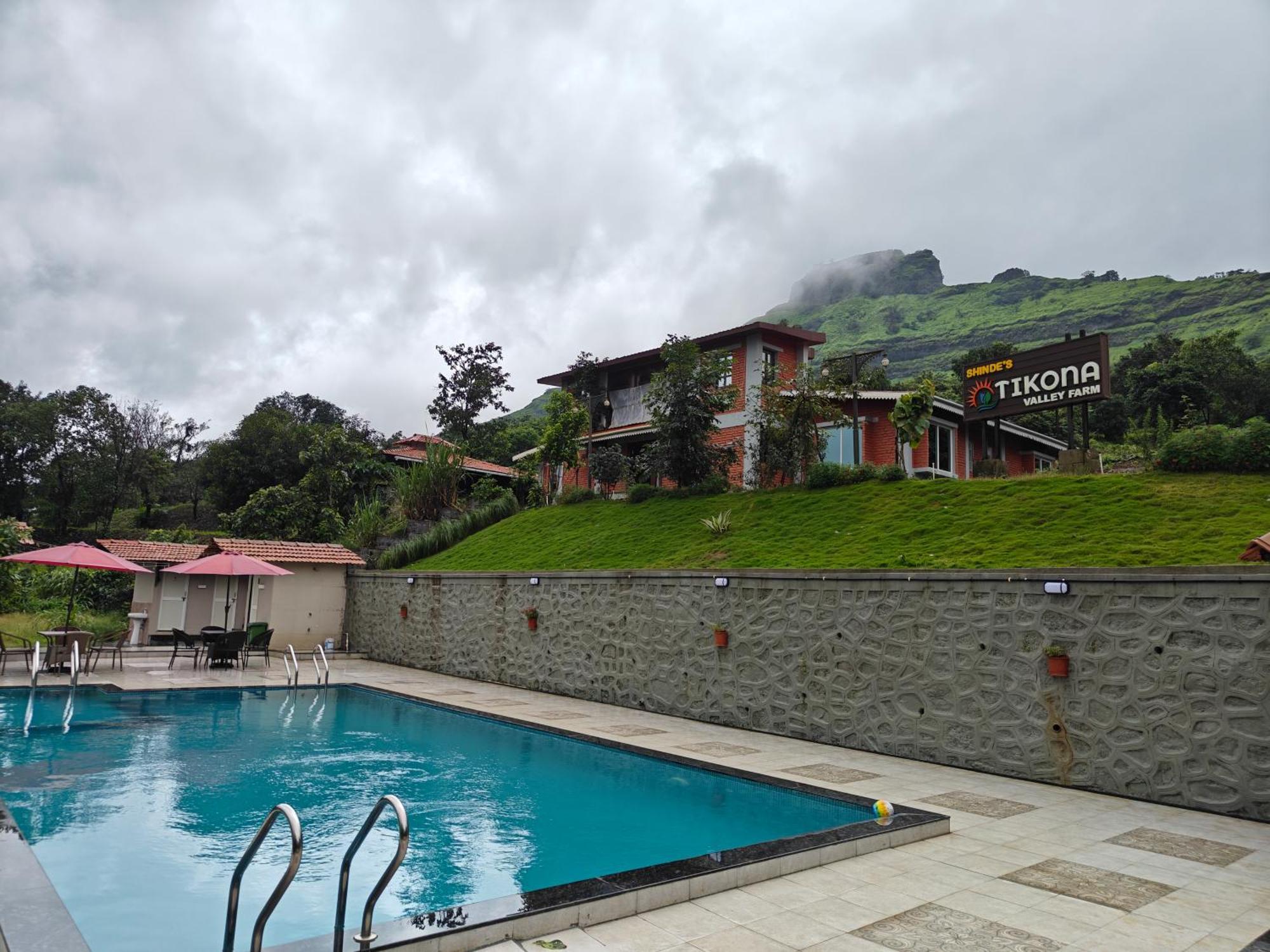 Shinde'S Tikona Valley Farm Villa Poona Buitenkant foto